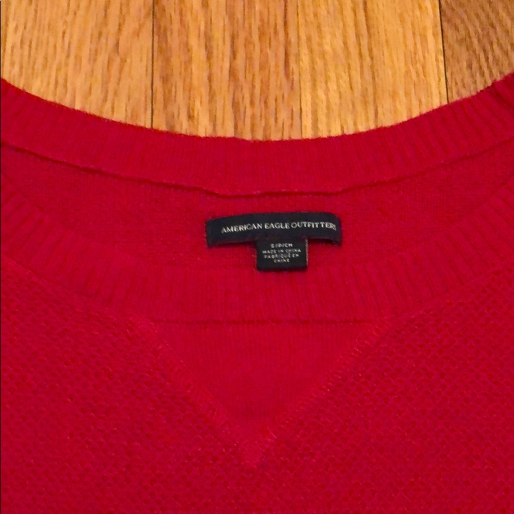 American Eagle Outfitters Red Sweater - Picture 2 of 4